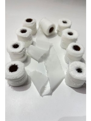 Ekru Yıtrmaç Şifon Kurdele 4 cm Eni 4,5 mt 1 Top