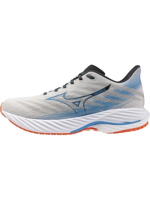 Mizuno Wave Rider 28 Erkek Koşu Ayakkabısı Beyaz / Mavi