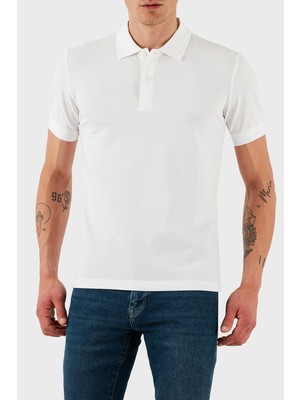 Calvin Klein Pamuklu Slim Fit Düğmeli Polo Yaka T Shirt K10K114484YAF Erkek Polo Yaka T Shirt K10K114484 Yaf
