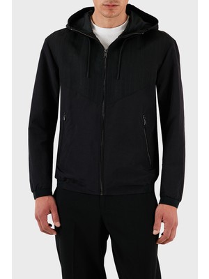 Boss Su Itici Regular Fit Kapüşonlu Ceket Erkek Ceket 50532433 001