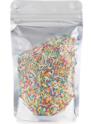 Packtory Ön Şeffaf Metalize Kilitli Doypack Ambalaj 18 x 29 + 4,5 cm. 750 Gr. -1000 Adet