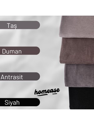 Koltuk Örtüsü | Çekyat Örtüsü | Koltuk Şalı 175X215 Şönil Çift Taraflı | Duman Rengi