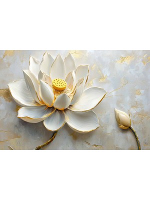 Aden Dekoratif Çiçek Kanvas Tablo