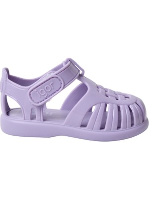 Igor S10311 Tobby Gloss Kız Çocuk Sandalet 20 Numara Lila Renk ile Hafif ve Rahat Kullanım