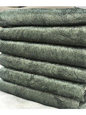 Zigana Home Koltuk Çekyat Örtüsü Haki Damar Desenli Kaymaz Taban Süngerli Üst Kumaş Kadife