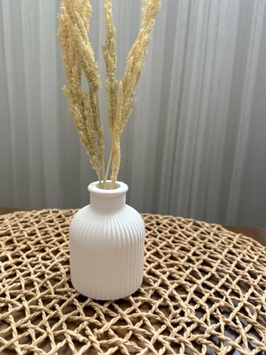 Lydia Accessory Kahverengi Iskandinav Vazo / Pampas Vazosu