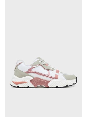 Guess Carlii5 Logolu Kalın Taban Sneaker Ayakkabı FLJCARELE12 Bayan Ayakkabı Fljcar ELE12 Whıpı