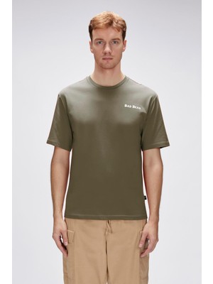 Bad Bear Eddy Yeşil Erkek Baskılı Tişört