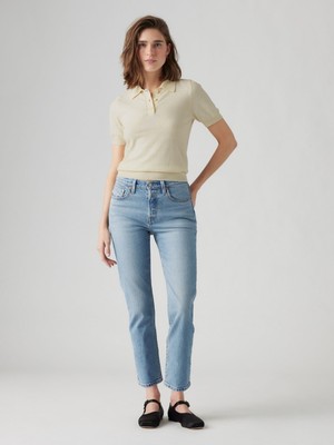 501 Crop Local Tr No Rush Kadın Mavi Jean Pantolon A7739-0018