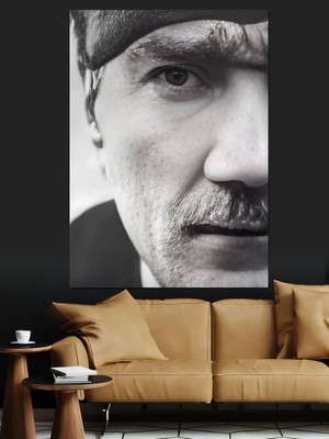 Mustafa Kemal Atatürk Dekoratif Kanvas - Mdf Ahşap Tablo