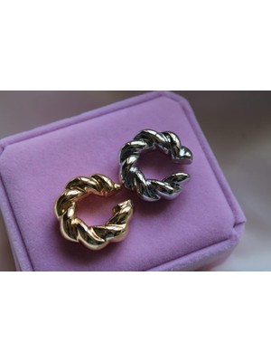 Çelik Earcuff Küpe