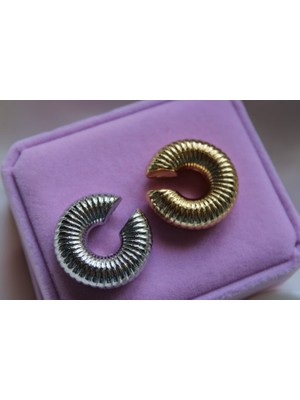 Çelik Earcuff Küpe