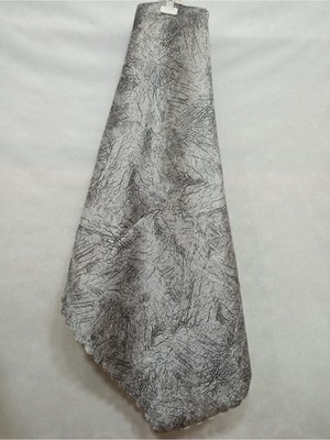 Açık Gri Damar Desenli Parlak ve Kaymaz Süngerli Koltuk Çekyat Örtüsü