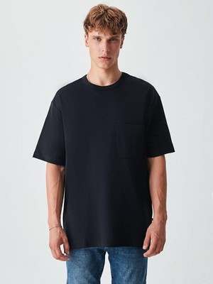 LTB Erkek Loose Siyah T-shırt