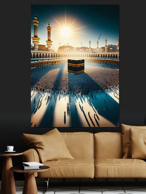 Kabe Manzarası Dekoratif Kanvas - Mdf Ahşap Tablo