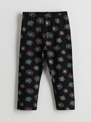 Lcw Kids  Beli Lastikli Çiçekli Kız Çocuk 3/4 Boy Tayt