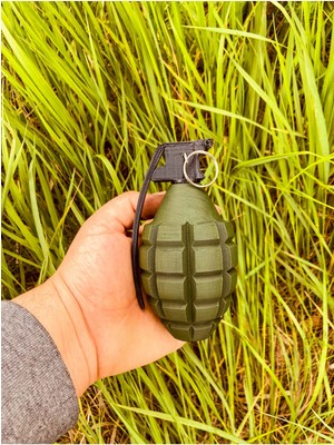 El Bombası Maketi - Masa Dekoru - Kaliteli Plastik