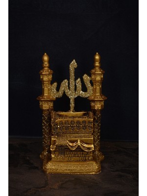 Ev Dekorasyon Kabe'i Muazzama Polyester Döküm Biblo Figür