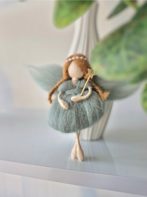 El Yapımı Keçe Peri Kızı,keçe Bebek