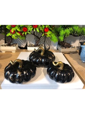 Dekoratif Polyester 3’lü Bal Kabağı