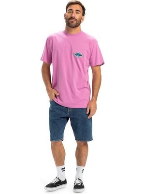 Quiksilver Ev Beach Blast Erkek Mor Tişört