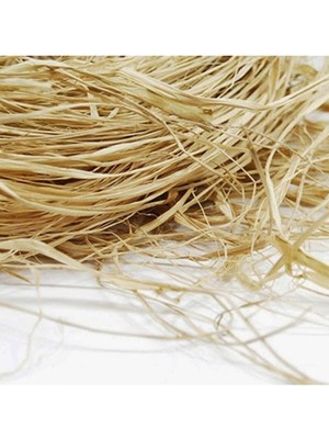 Sarı Doğal Rafya Muz Lifi Naturel Ip 500 gr
