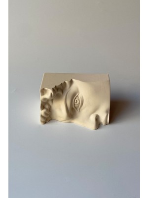 Teknotrust David Büst Heykel Biblo Bej