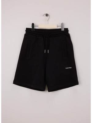 Calvin Klein Lastikli Bel Regular Fit Siyah Erkek Çocuk Şort IU0IU00703BEH