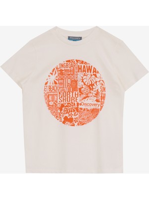 Discovery Expedition Kırık Beyaz Erkek Çocuk T-Shirt