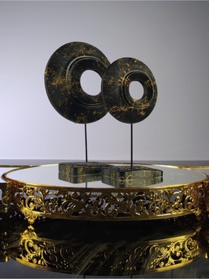 Dekoratif Halka Model Biblo 2'li Set