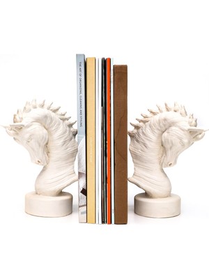 2li Yasemin Sandal Kokulu Arap Atı Kitap Tutacağı/heykel