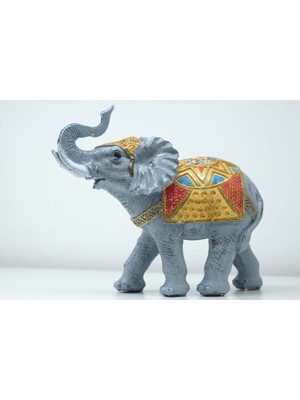 Dekoratif Polyester El Işi Fil Biblo