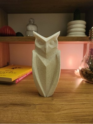 Baykuş Heykeli Iskandinav Tarzı Biblo Figür Dekor Dekorasyon Altındal Home