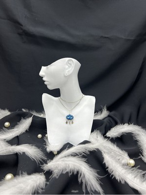 Beyaz Dekoratif Takı Mankeni (20 cm )