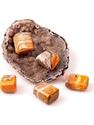 Teknotrust Yaban Arısı Jasper Taşı Kütle - Bumblebee Jasper