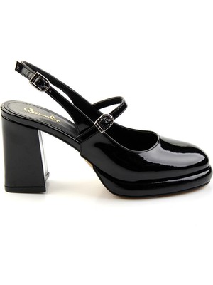 Bambi Siyah  Kadın Klasik Topuklu Ayakkabı K01231443808