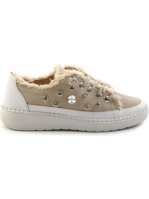 Bambi Bej  Kadın Sneaker K01309000437