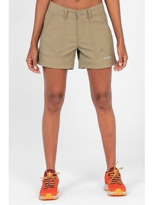 Merrell Check Kadın Bej Şort