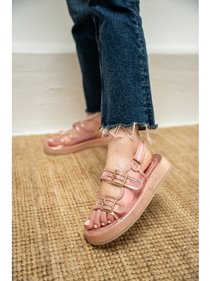 Purly Çift Tokalı Kadın Babet