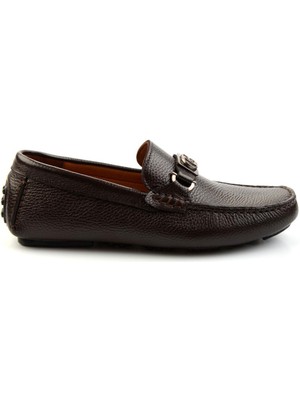 Kahve Leather Erkek Loafer Ayakkabı E01547007540