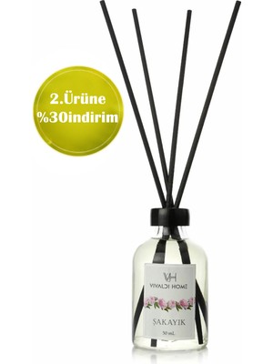 Şakayık Çiçeği Çubuklu Oda Kokusu Esansiyel Uçucu Yağ 50ml