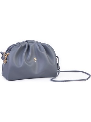 Nas Bag Mini Shopper Kadın Çapraz Çanta Gri Uludag