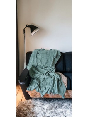 Ponponlu Triko Tv-Battaniyesi 130 x 160 cm Şal ve Koltuk Için Kullanabilirsin Şal  Triko