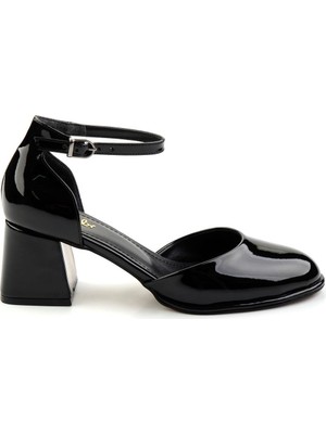 Bambi Siyah  Kadın Klasik Topuklu Ayakkabı K01231444308