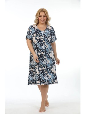 Etoile Bambu Büyük Beden Kadın Elbise Gecelik 72529