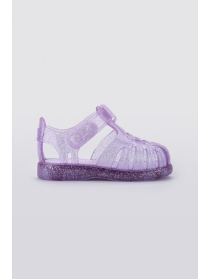 Igor Tobby Gloss Glitter Kız Çocuk Lila Simli Sandalet S10308-212