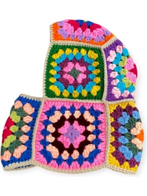 El Örgüsü Crochet Balaclava Boyunluk Bere,örgü Şapka