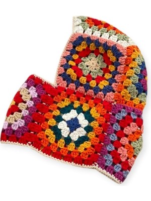 El Örgüsü Crochet Balaclava Boyunluk Bere,örgü Şapka