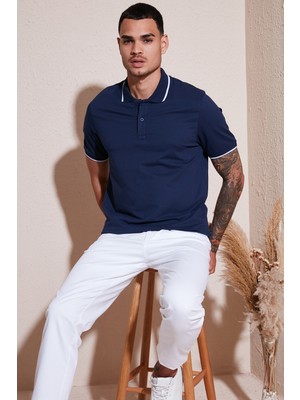 Buratti Pamuklu Regular Fit Polo Yaka T Shirt Erkek Polo Yaka T Shirt 5902063