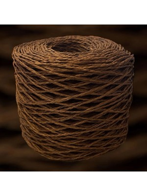 Ozn Aksesuar Kağıt ip Çanta, Şapka, Dıy Yapımı (100GR) G43KAHVERENGI